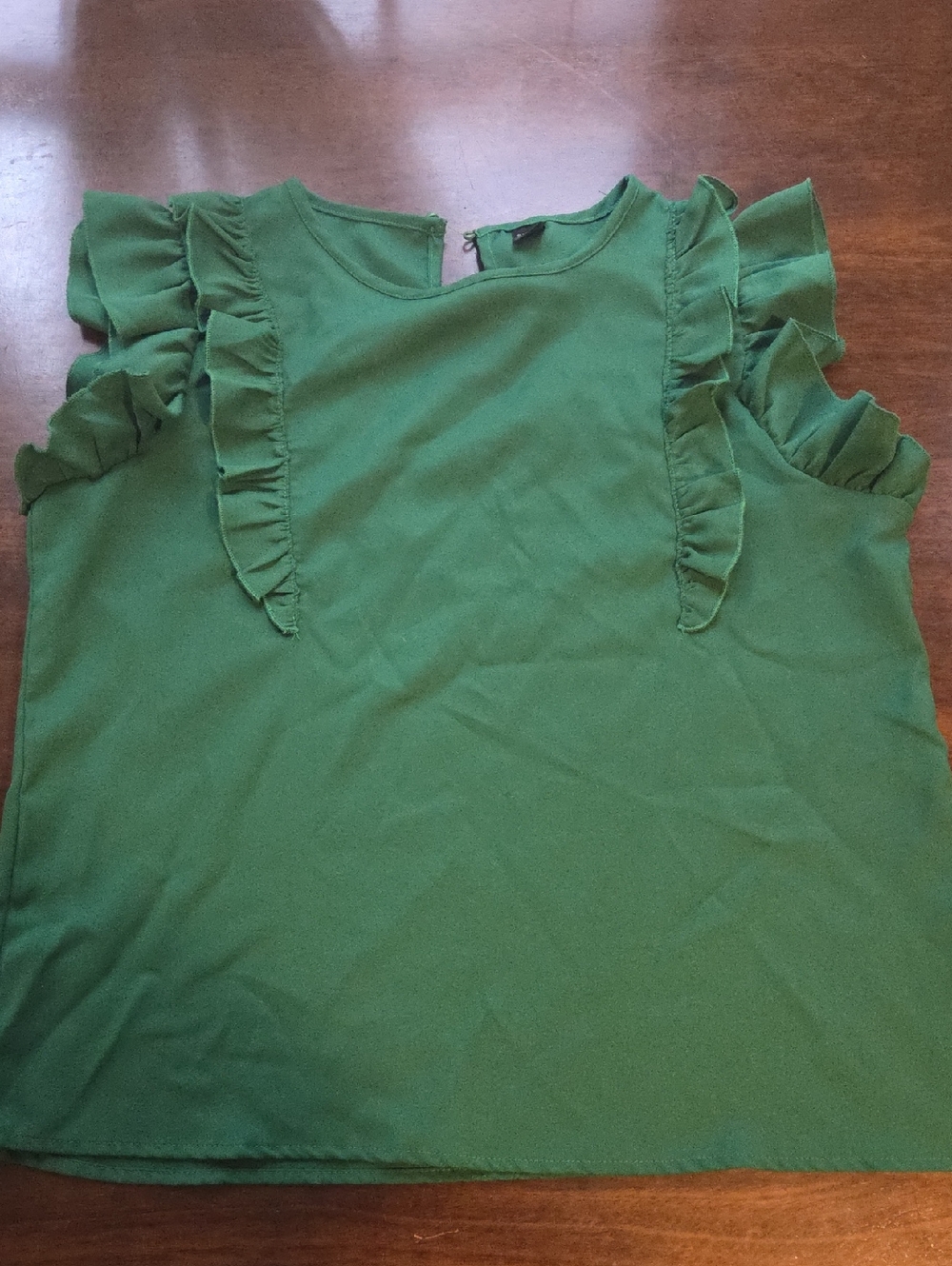 SHEIN Emerald Green Blouse Sz Lg